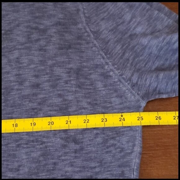 Island Republic Vintage XXL blue melange thin Longsleeve shirt - Picture 6 of 7